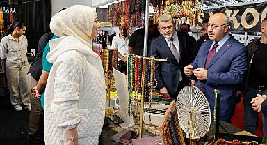 Vali Köşger: "3. Tesbih ve Doğal Taşlar Fuarını 412 bin kişi ziyaret etti"