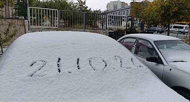 Van'da her yer beyaza büründü
