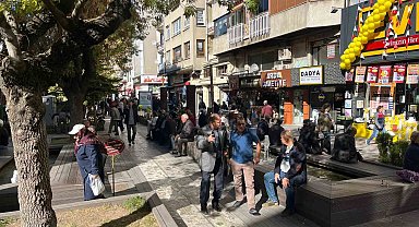 Vatandaşlar sıcak havanın tadını çıkarttı