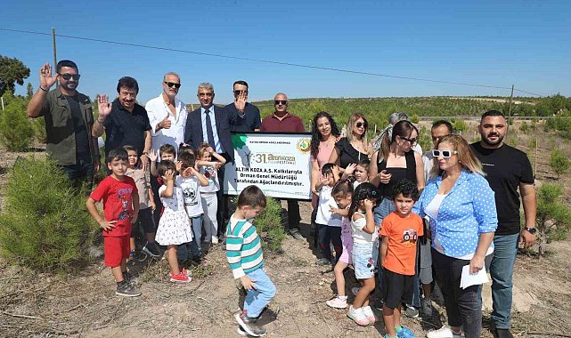Yanan ormanlar "Her çocuk için bir fidan" projesiyle yeniden yeşeriyor