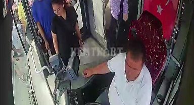 Yankesicilik anı saniye saniye görüntülendi