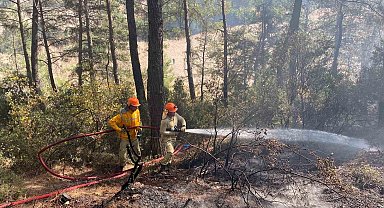 Yatağan'daki orman yangını büyümeden söndürüldü