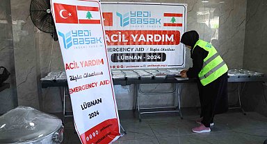 Yedi Başak Lübnan'a acil yardım ulaştırıyor