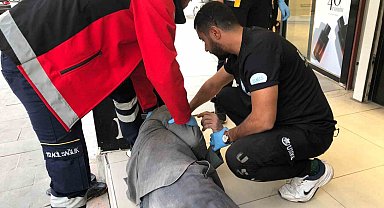 Yerde hareketsiz yatan madde bağımlısı hastaneye kaldırıldı