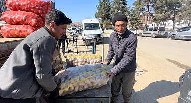 Yüksekova'da patates satışları başladı