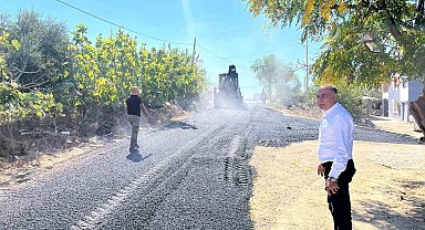 Yumurtalık'ta asfalt çalışması