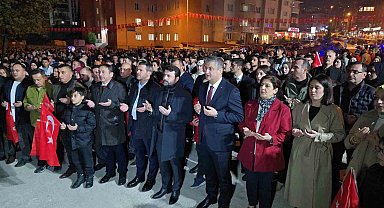 Yüzlerce kişi Cumhuriyetin 101. yılı için yürüdü