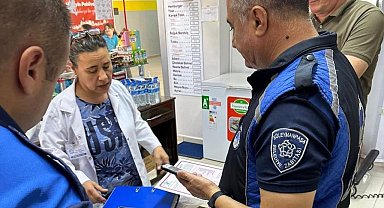 Zabıta ekiplerinden kantin denetimi