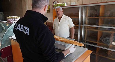 Zabıtadan ekmek fiyat tarifesi ve gramaj denetimi