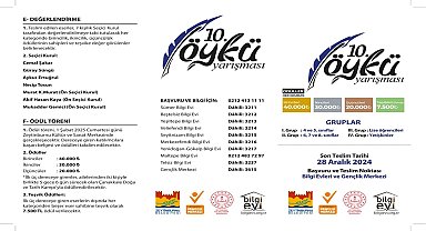 Zeytinburnu'nda 10. Öykü Yarışması için başvurular başladı