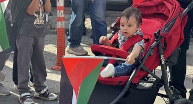 Zonguldak'ta Filistin'e destek için yürüdüler
