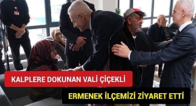 Gönüllerde Taht Kuran Karaman Valisi Çiçekli Ermenek İlçesini Ziyaret Etti