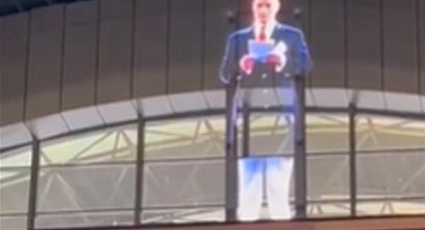 İzleyenlerin tüyleri diken diken oldu! Sabiha Gökçen'de hologramla Atatürk'e Nutuk okutuldu