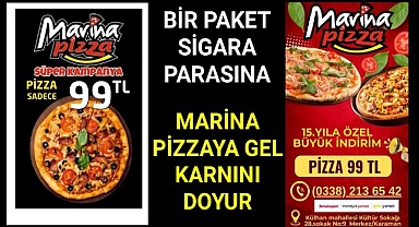Lezzeti Bol, Fiyatı Uygun Pizza Arıyorsanız Adresiniz Marina Pizza Olsun