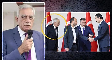 Yerine kayyum atanan Ahmet Türk'ün geçen haftaki karesi gündem oldu: Cumhurbaşkanı Yardımcısı Cevdet Yılmaz ile barış yemeğindeydi