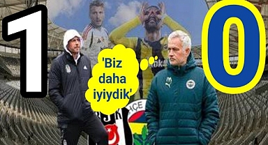 Derbide Beşiktaş Fenerbahçeyi Yenerek Karabulutları Dağıttı