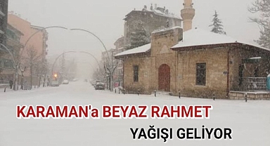 Karaman'a Allah'ın İzni İle Kar Yağışı Bekleniyor