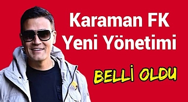 Karaman FK Yeni Yönetimi
