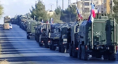 Suriye’de tarihi anlar kamerada! Rus askerleri Şam’dan ayrıldı