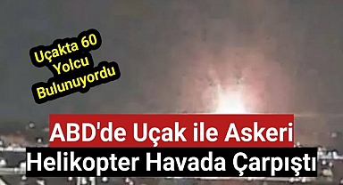 ABD'de uçak ile askeri helikopter havada çarpıştı