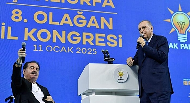 Şanlıurfa kongresine damga vuran anlar! Cumhurbaşkanı Erdoğan, İbrahim Tatlıses'e bu yanıtı verdi: 'Sen varsan varım'