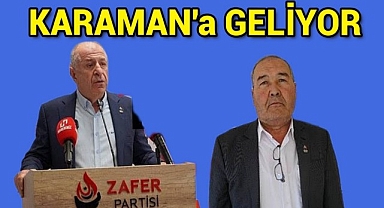 Ümit Özdağ Karaman'a Geliyor!
