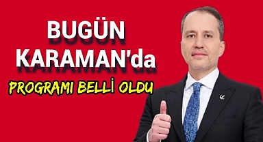 Dr Fatih Erbakan Karaman'da
