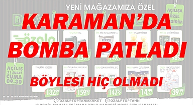 Karaman'da bomba patladı