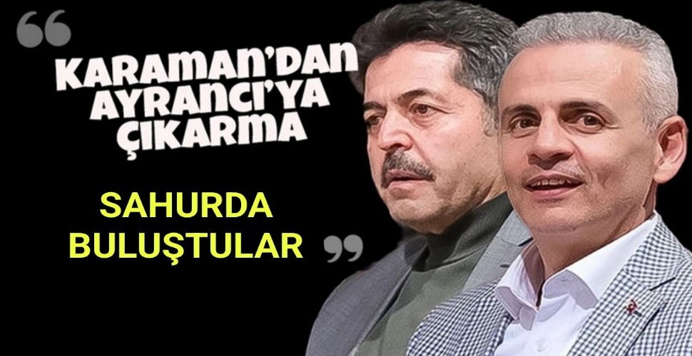 Ayrancı'da Sahur Programına Katıldı