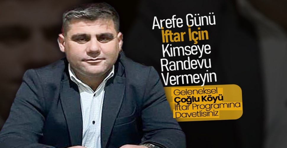 Çoğlu Köyü'nde Geleneksel İftar Buluşması