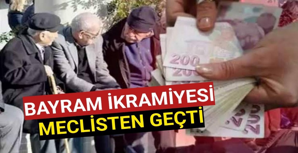 Emekli bayram ikramiyesi 4 bin TL'ye yükseltildi