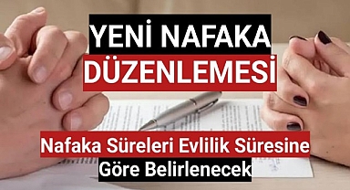 Nafaka Süreleri Evlilik Süresine Göre Belirlenecek