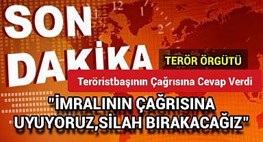 Pkk Terör Örgütü Silah Bırakacağını Açıkladı