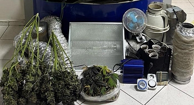 Yer: İzmir! Kapıcı dairesini uyuşturucu imalathanesine dönüştürdüler