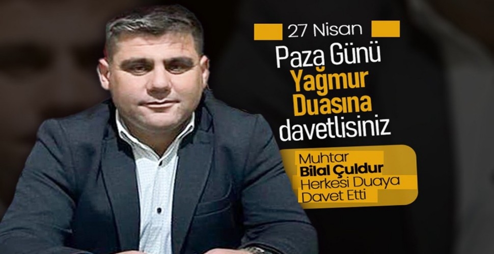 Çoğlu Köyü'nde Yağmur Duası İçin Hazırlıklar Devam Ediyor