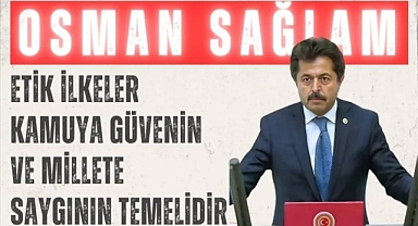 AK Parti Karaman Milletvekili Osman Sağlam, TBMM Genel Kurulu'nda Konuştu