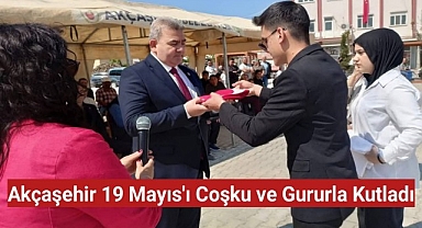 Akçaşehir 19 Mayıs'ı coşku ve gururla kutladı