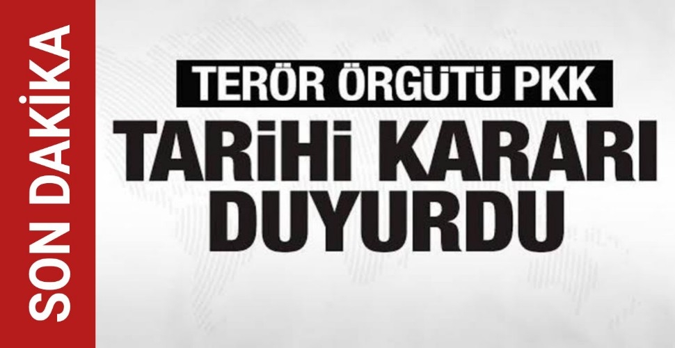 Terör örgütü pkk kendini feshettiğini duyurdu