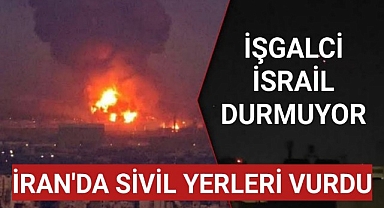 İsrail İran'ı Gece Vurdu