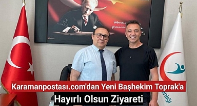 Yeni Başhekim Olarak Atanan Toprak'a Hayırlı Olsun Ziyareti
