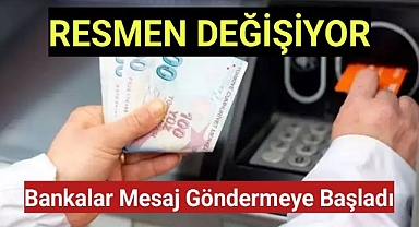 Bankalar mesaj göndermeye başladı