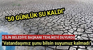 Belediye Başkanı tehlikeyi böyle duyurdu: