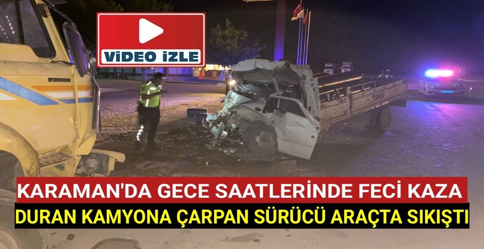 Direksiyon Başında Uyuyakalan Sürücü Ölümden Döndü