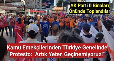 Kamu Emekçilerinden Türkiye Genelinde Protesto:
