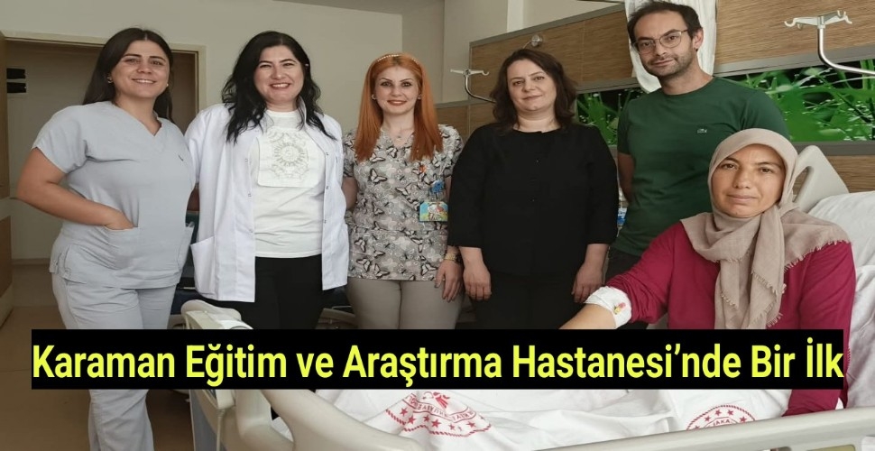 Karaman Eğitim ve Araştırma Hastanesi'nde Bir İlk: Laparoskopik Myom Ameliyatı Başarıyla Gerçekleştirildi
