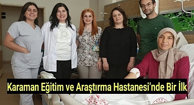 Karaman Eğitim ve Araştırma Hastanesi'nde Bir İlk: Laparoskopik Myom Ameliyatı Başarıyla Gerçekleştirildi