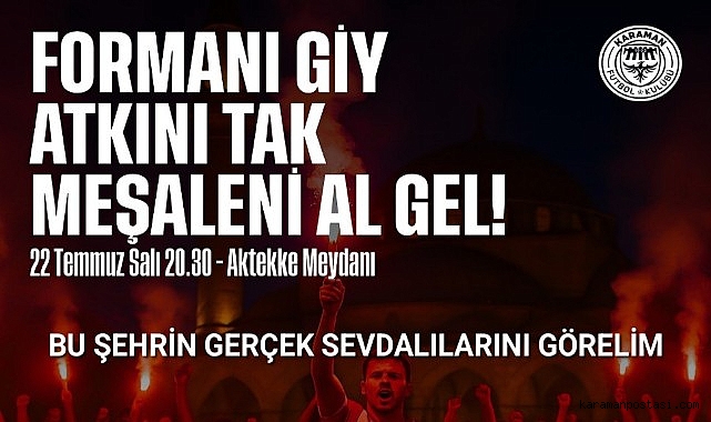 Karaman FK İçin Birlik Vakti..