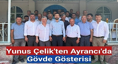 Yunus Çelik'ten Ayrancı'da Gövde Gösterisi