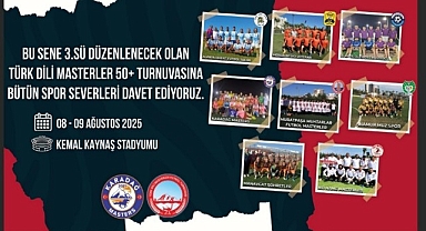 Karaman'da geleneksel hale gelen 3. Türk Dili Masterler50 turnuvası 8-9 Ağustos tarihlerinde yapılacak