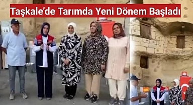 Taşkale'de tarımda yeni dönem başladı